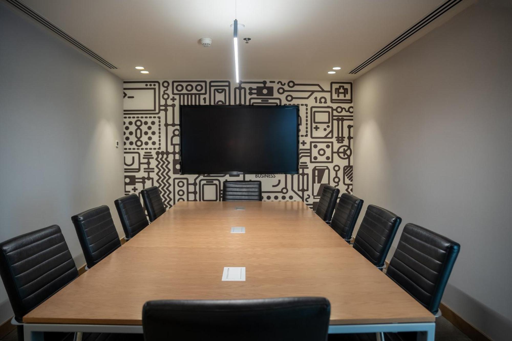 Fiesta Americana Viaducto Aeropuerto Ciudad de México Exterior foto A meeting room at the company's headquarters in San Francisco