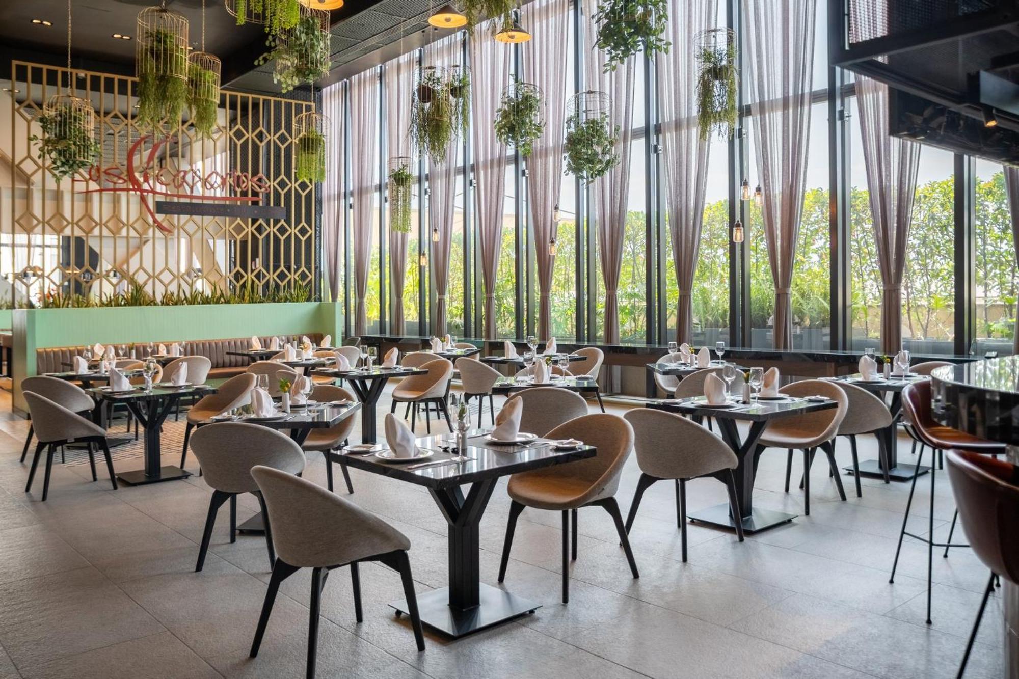 Fiesta Americana Viaducto Aeropuerto Ciudad de México Exterior foto Restaurant interior